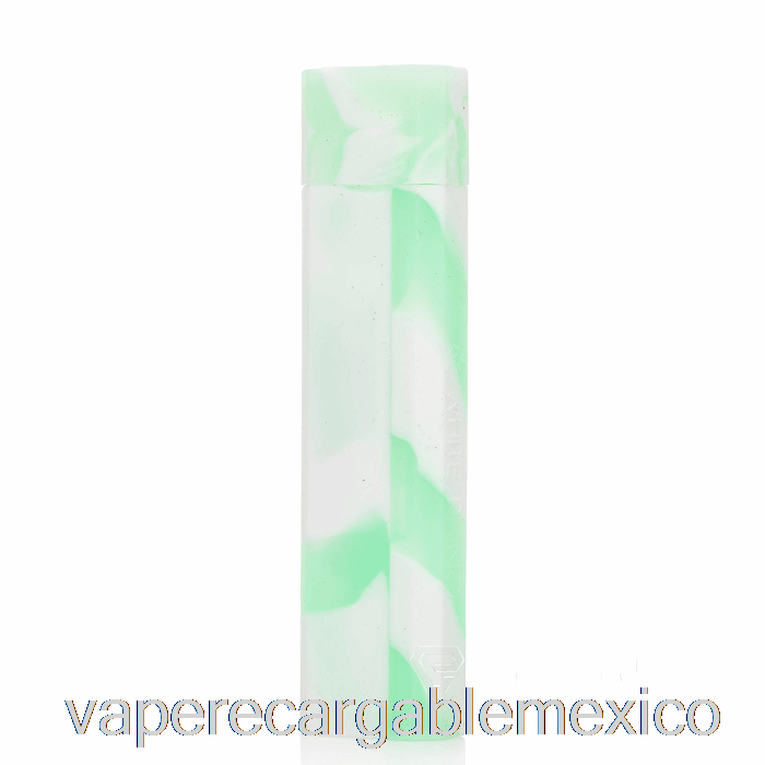 Vape Recargable Rinoceronte Blanco Silicona Dab Out [cuarzo] Blanco Menta (brillo Ultravioleta)